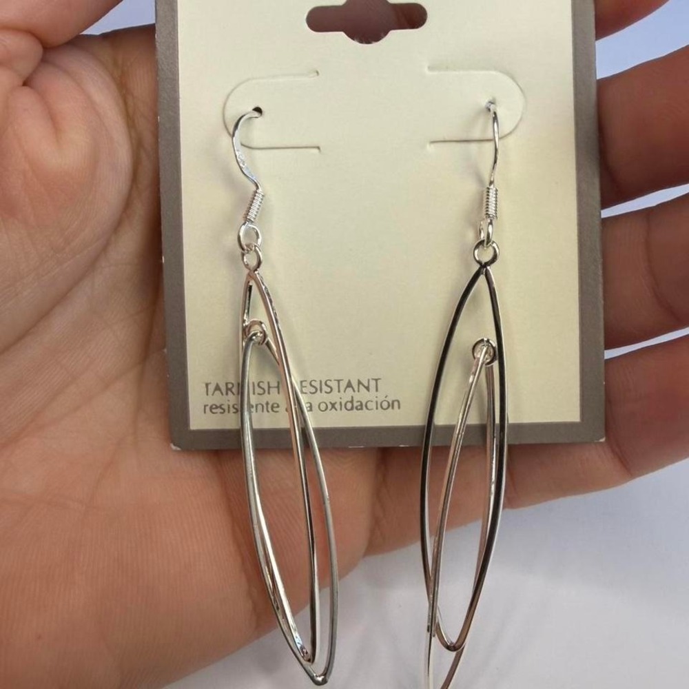 long sterling earrings